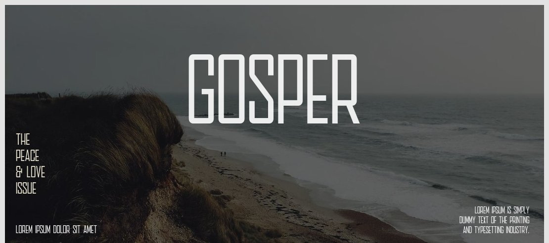 GOSPER Font