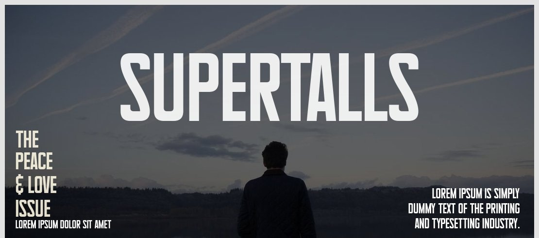 Supertalls Font Family