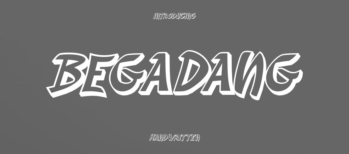 Begadang Font