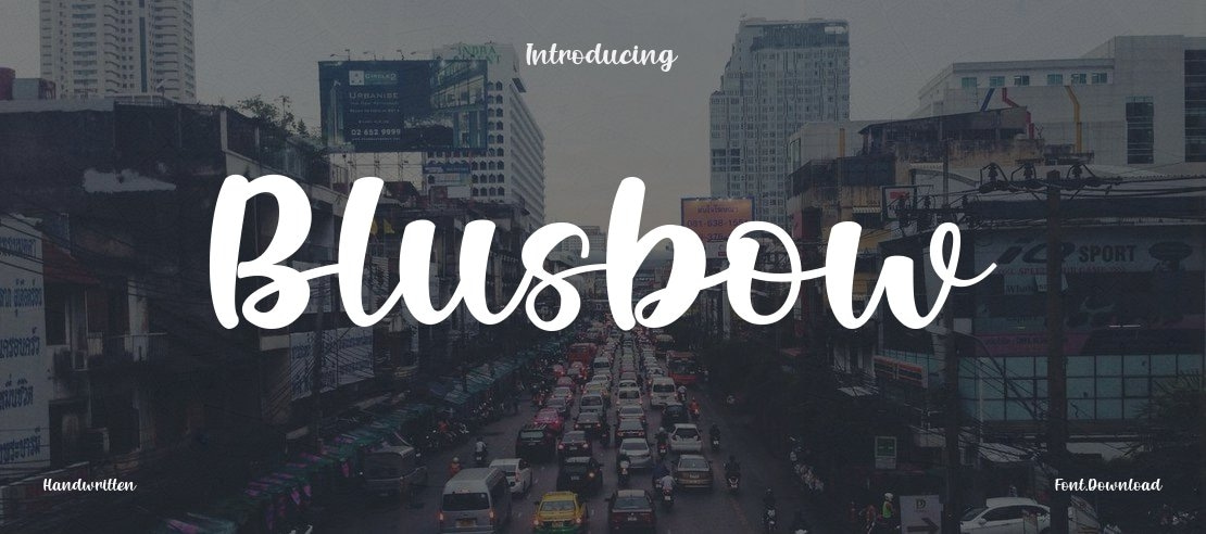 Blusbow Font