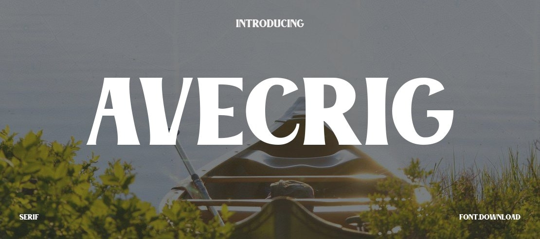 Avecrig Font