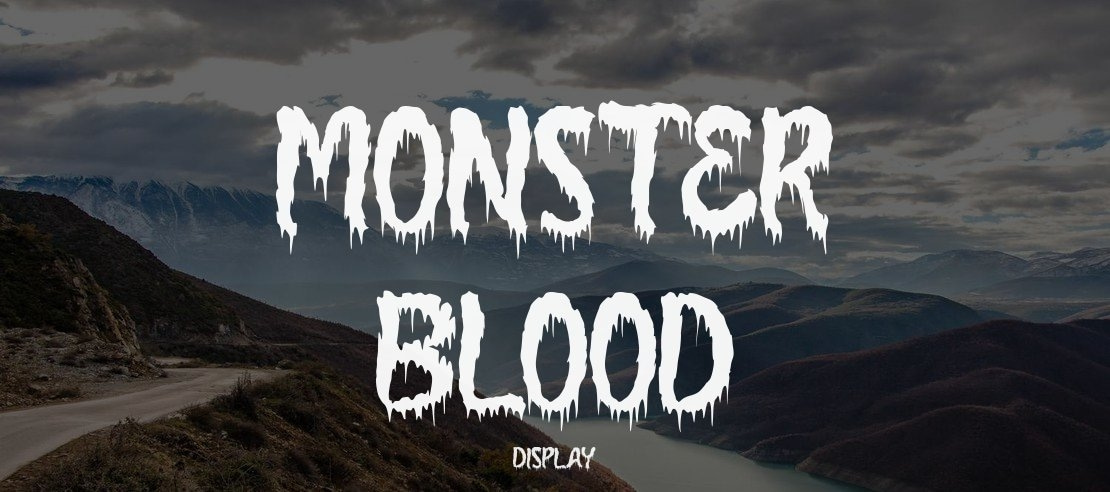 Monster Blood Font