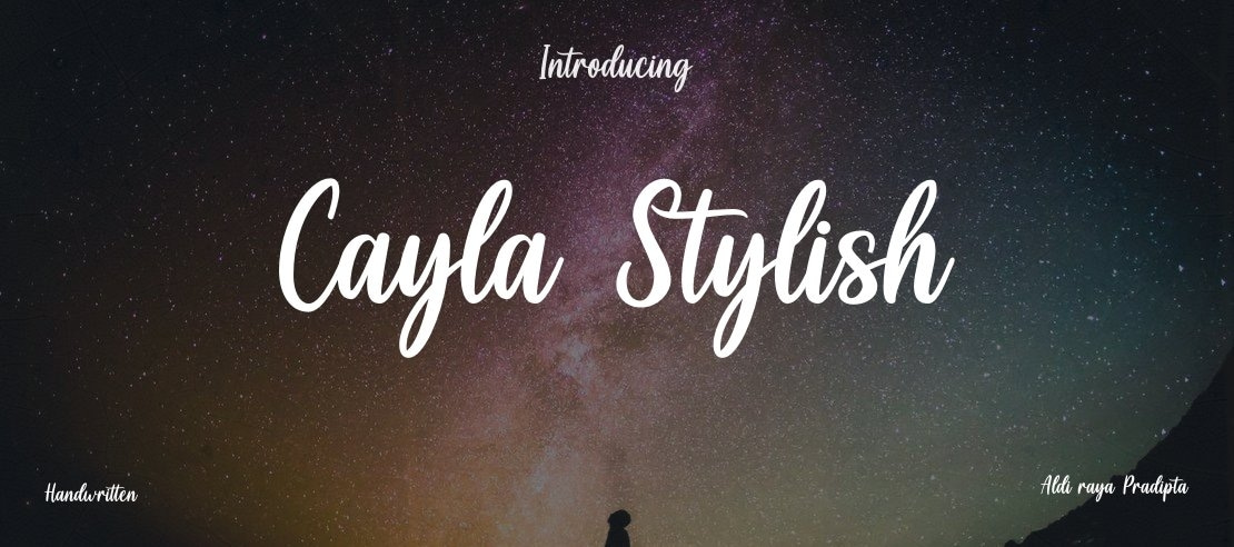Cayla Stylish Font