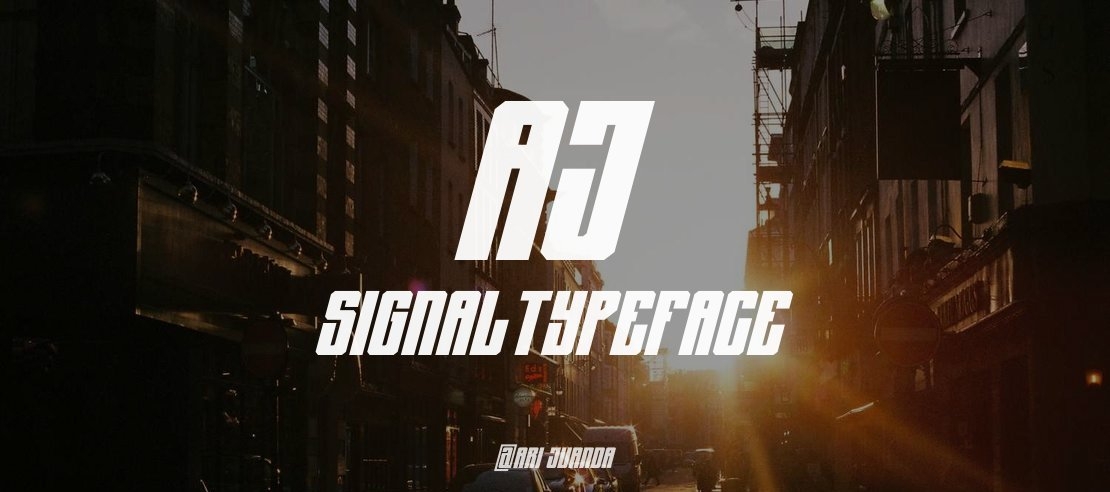 AJ Signal Font