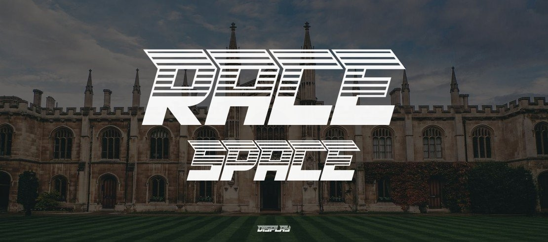 RACE SPACE Font Family