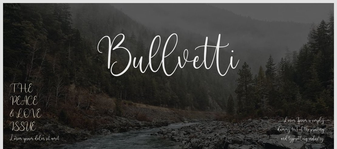 Bullvetti Font