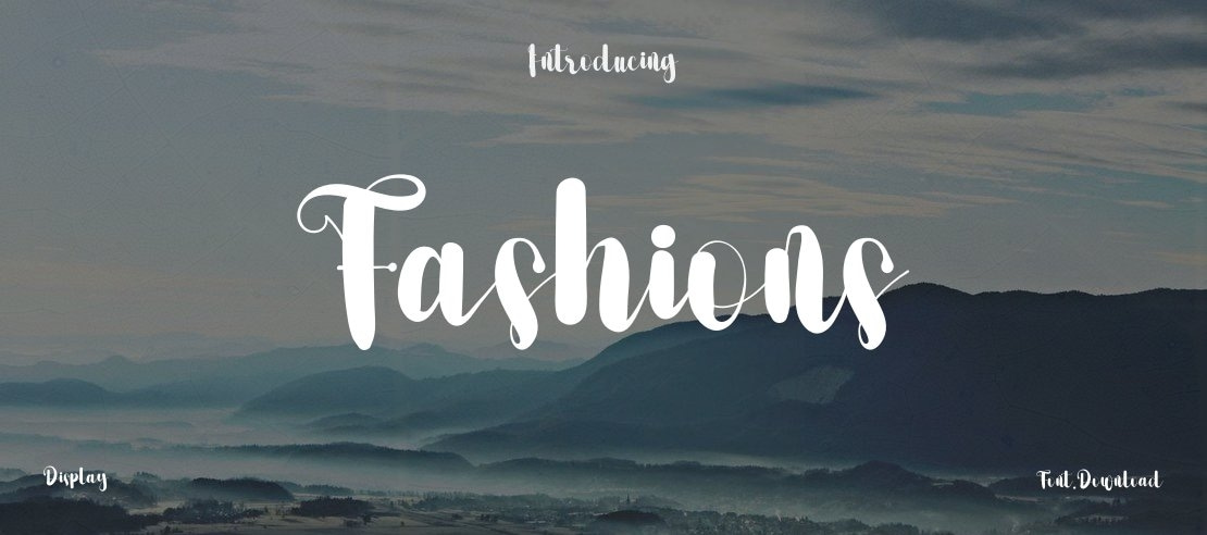 Fashions Font