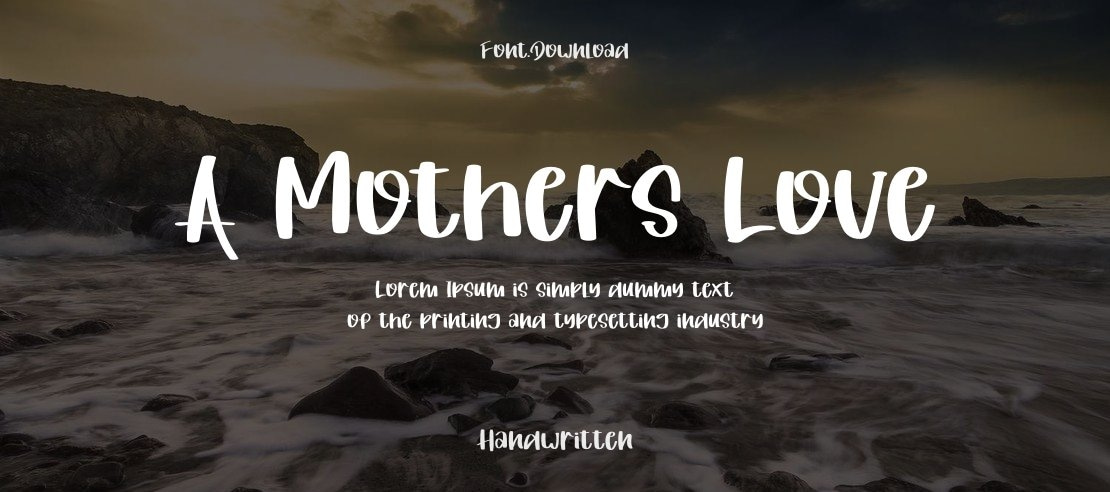 A Mothers Love Font
