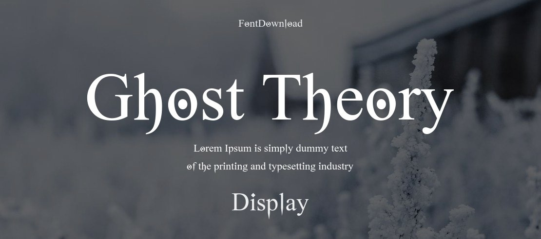 Ghost Theory Font Family