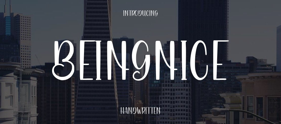 Beingnice Font