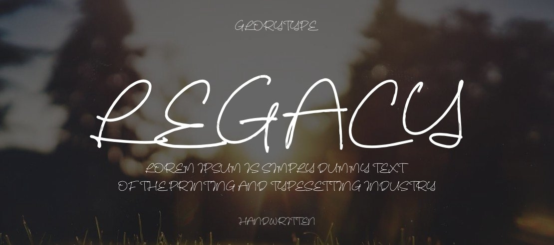 Legacy Font
