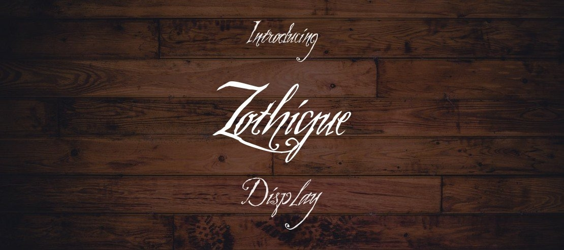 Zothique Font