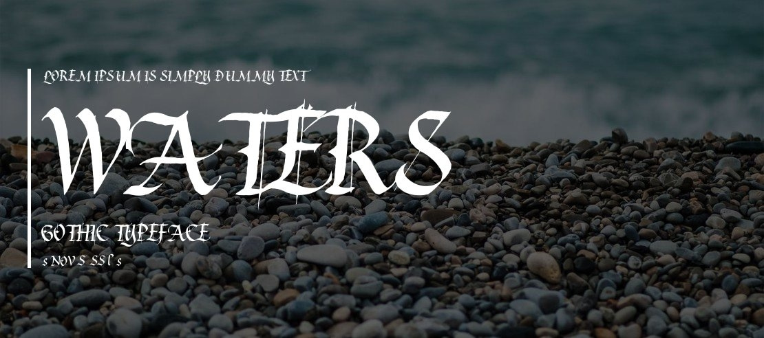 Waters Gothic Font