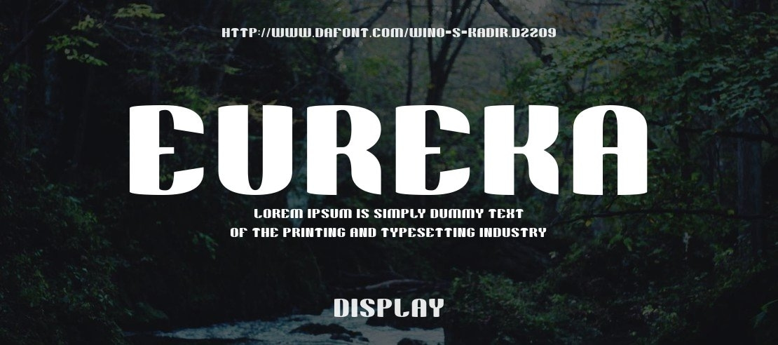 EUREKA Font