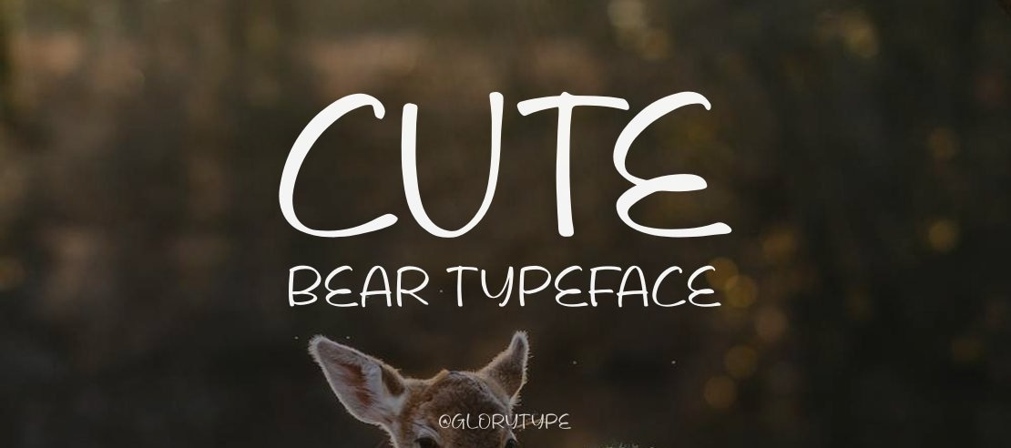 cute bear Font