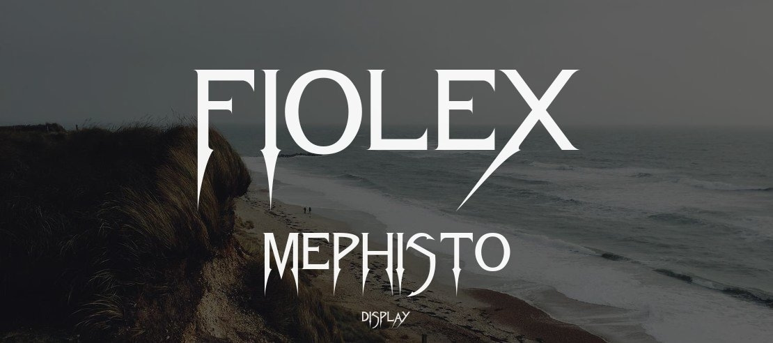 Fiolex Mephisto Font