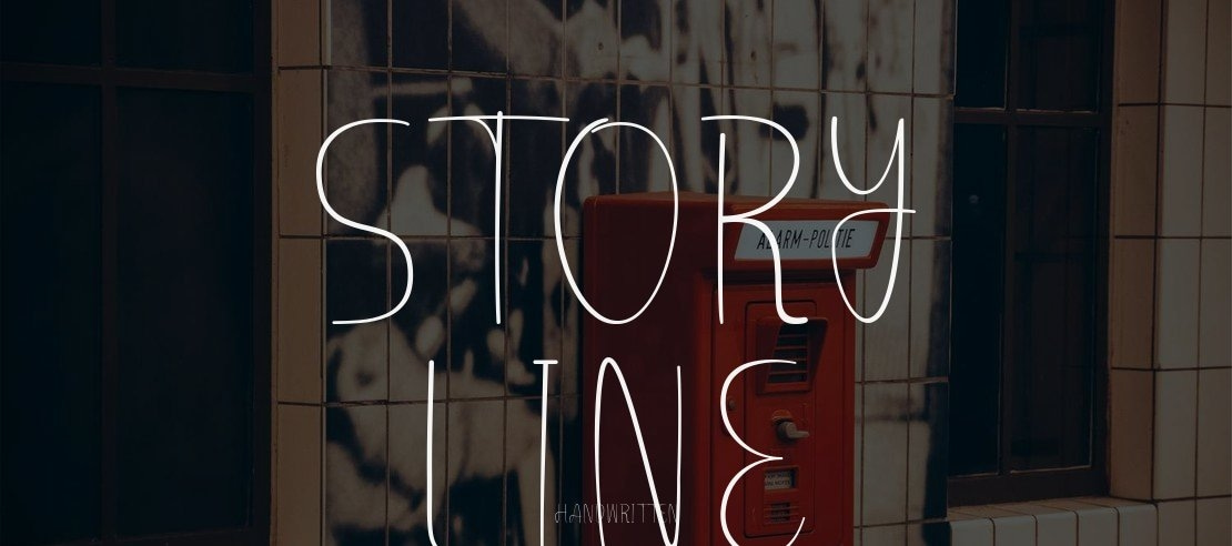 Story line Font