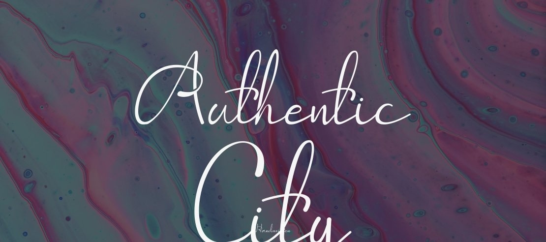 Authentic City Font