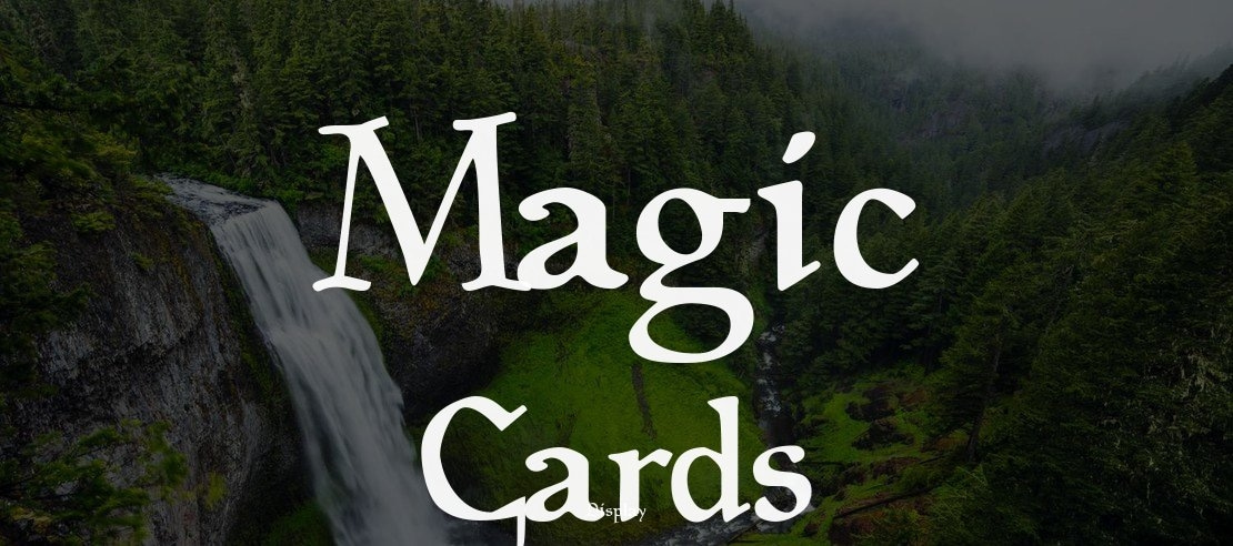 Magic Cards Font