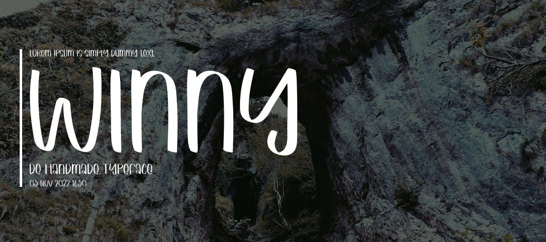 Winny De Handmade Font