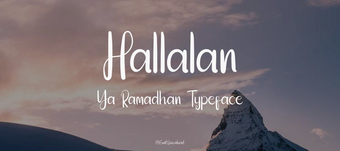 Hallalan Ya Ramadhan Font