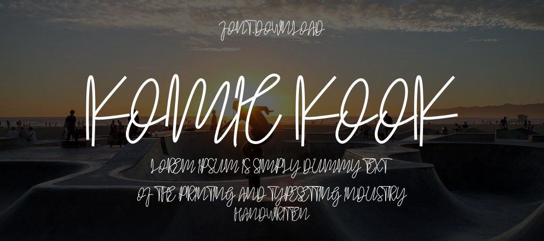 Komic Kook Font