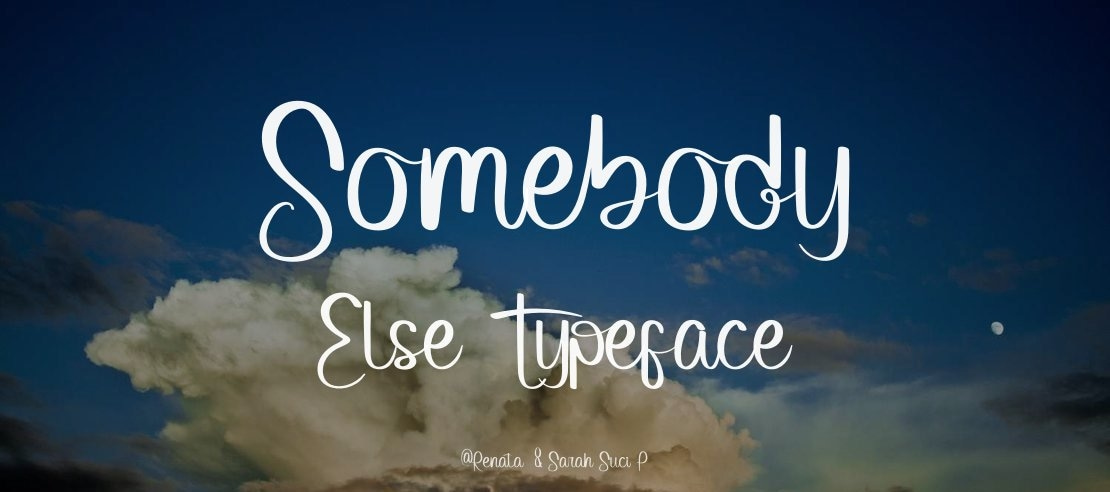 Somebody Else Font