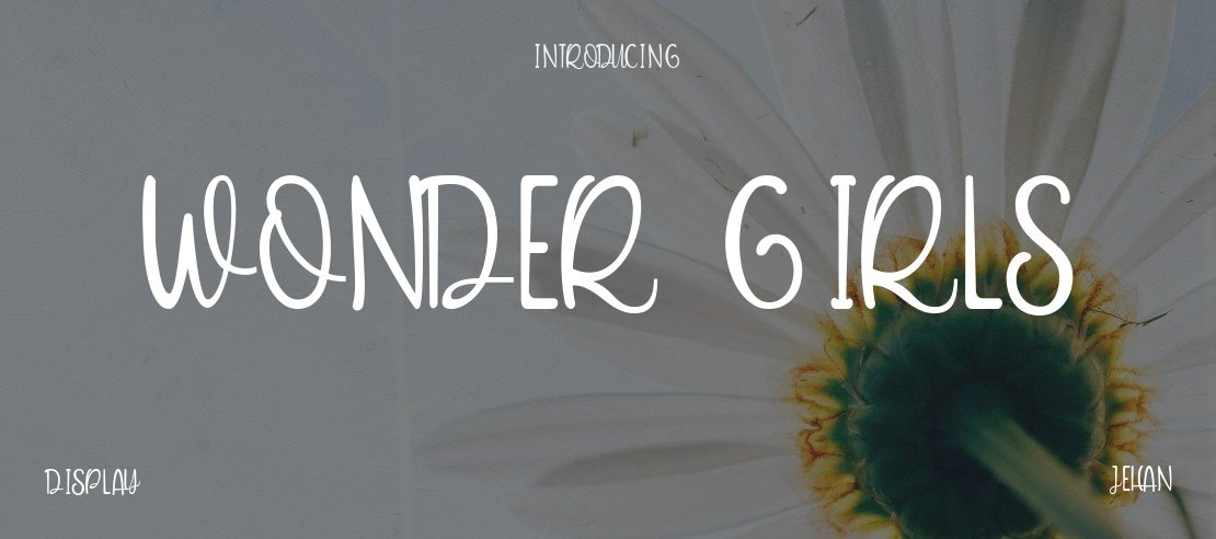 wonder girls Font