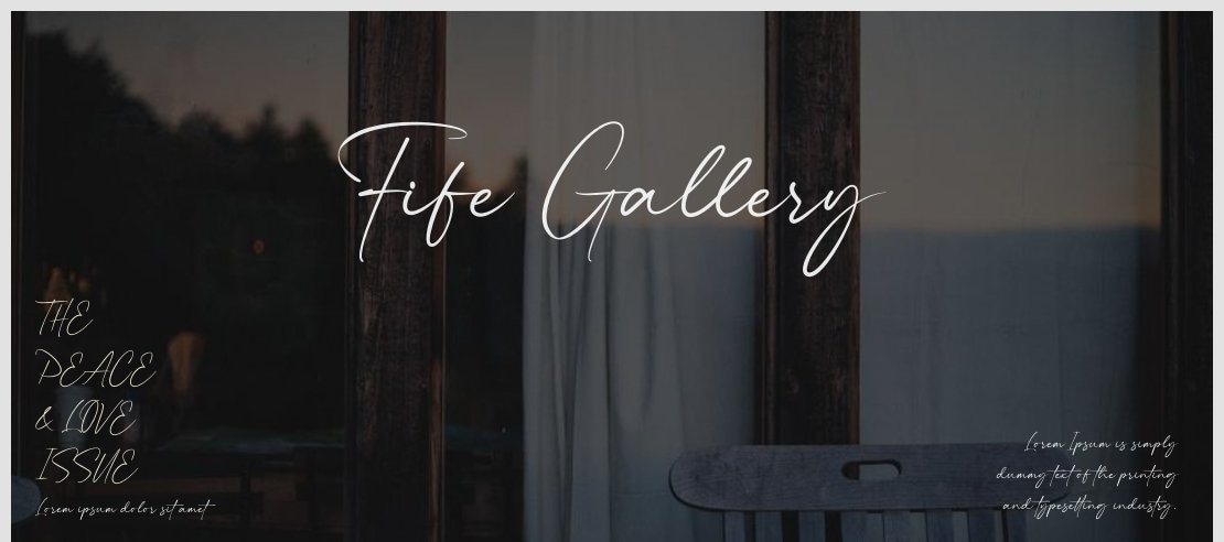 Fife Gallery Font