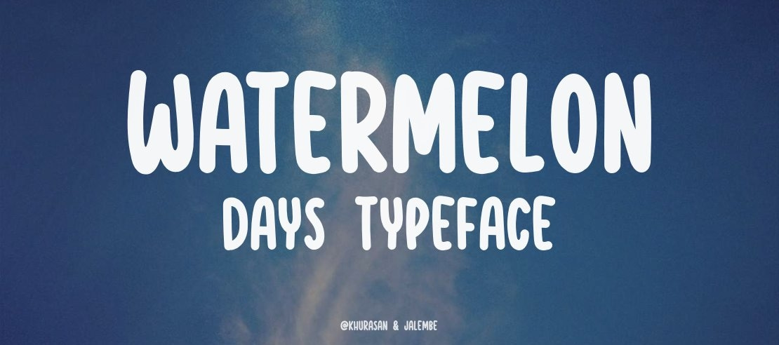 Watermelon Days Font