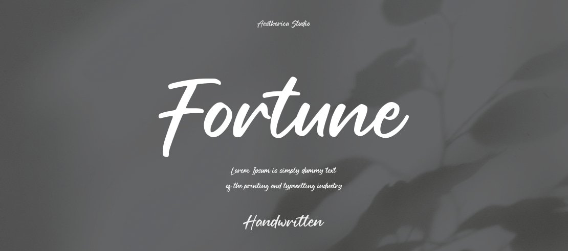 Fortune Font