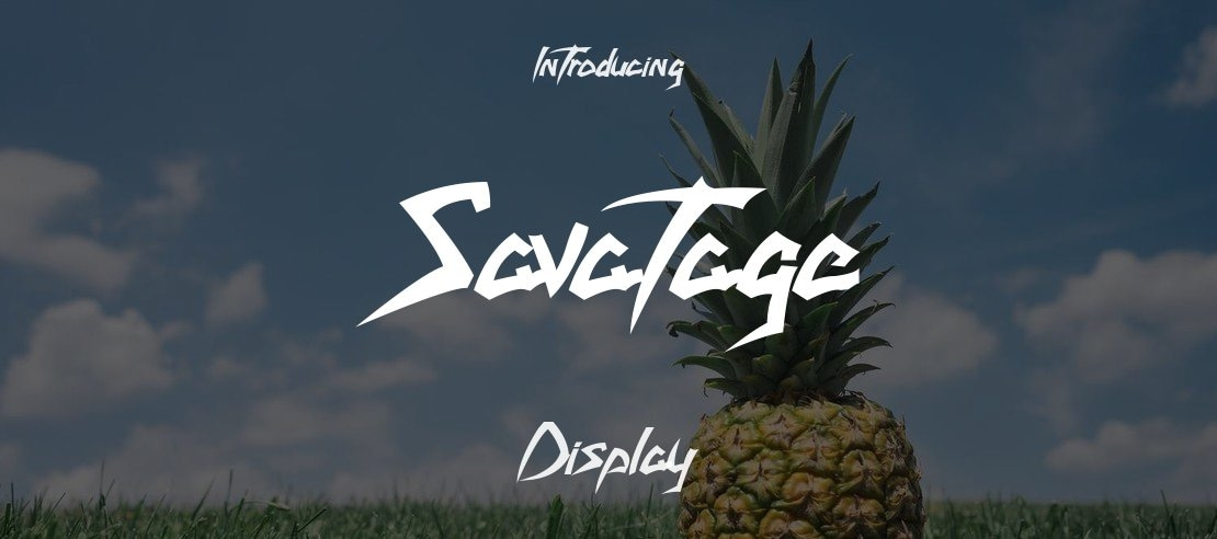 Savatage Font