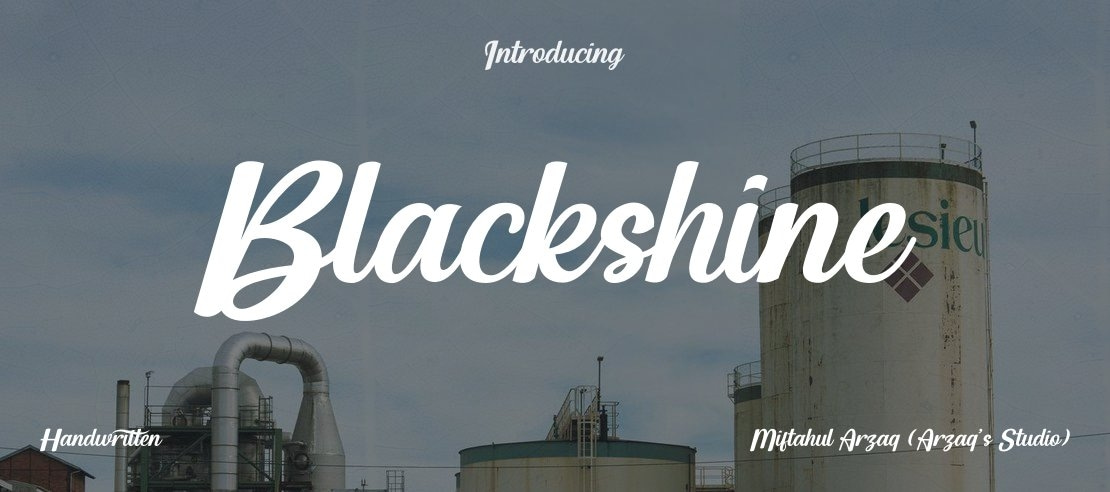 Blackshine Font