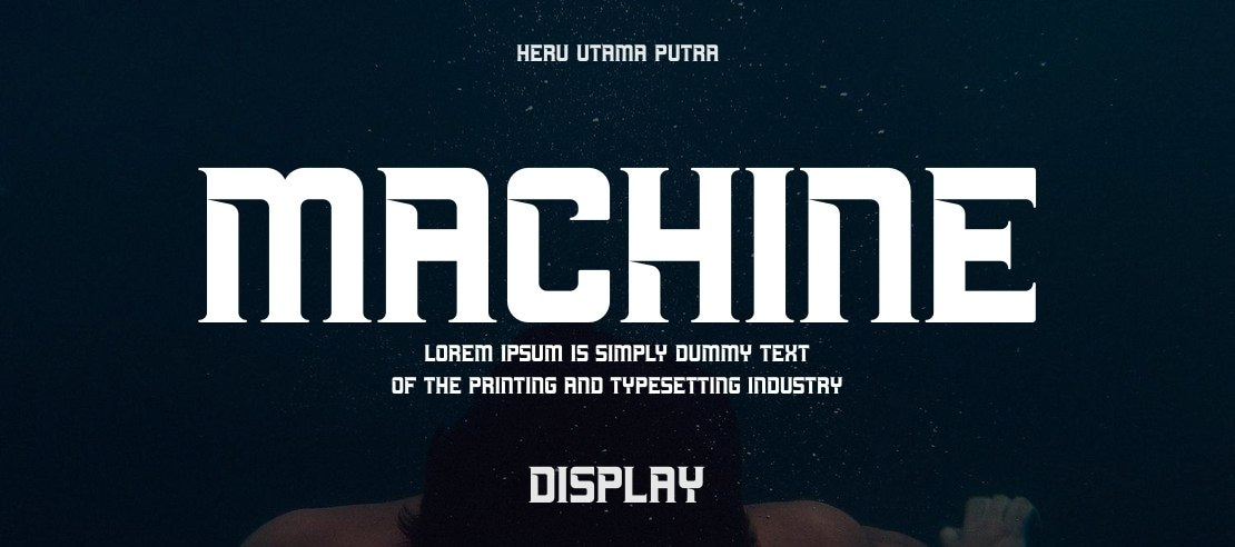 MACHINE Font