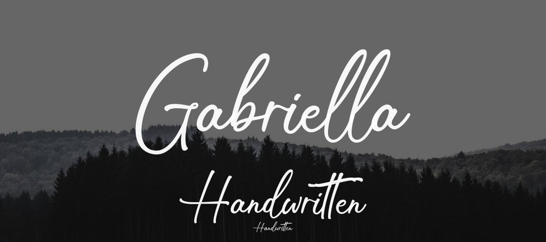 Gabriella Handwritten Font