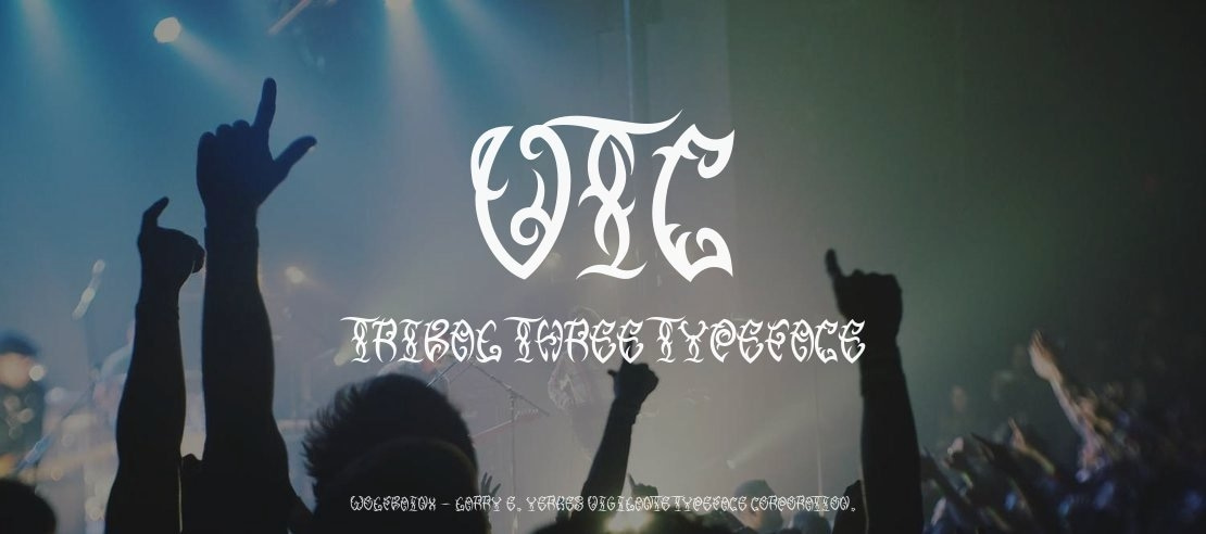 VTC Tribal Three Font