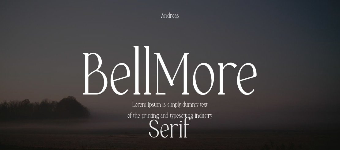 BellMore Font
