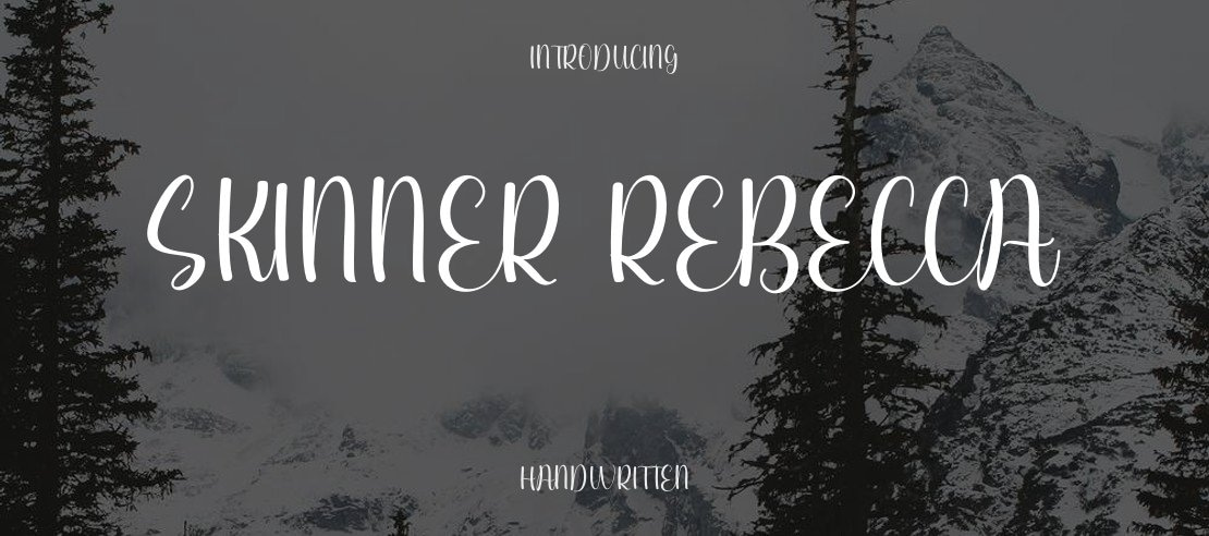 Skinner Rebecca Font