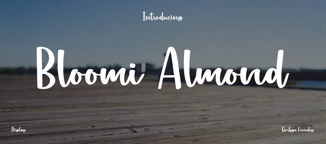 Bloomi Almond Font Family