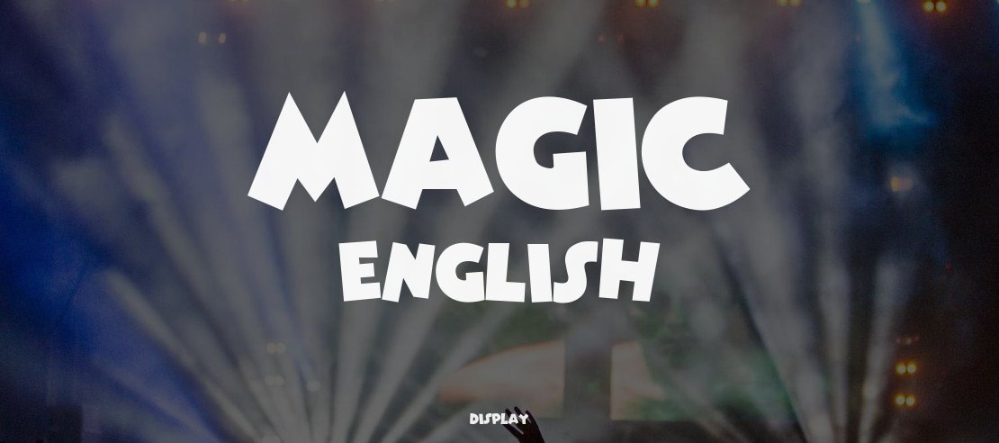 Magic English Font