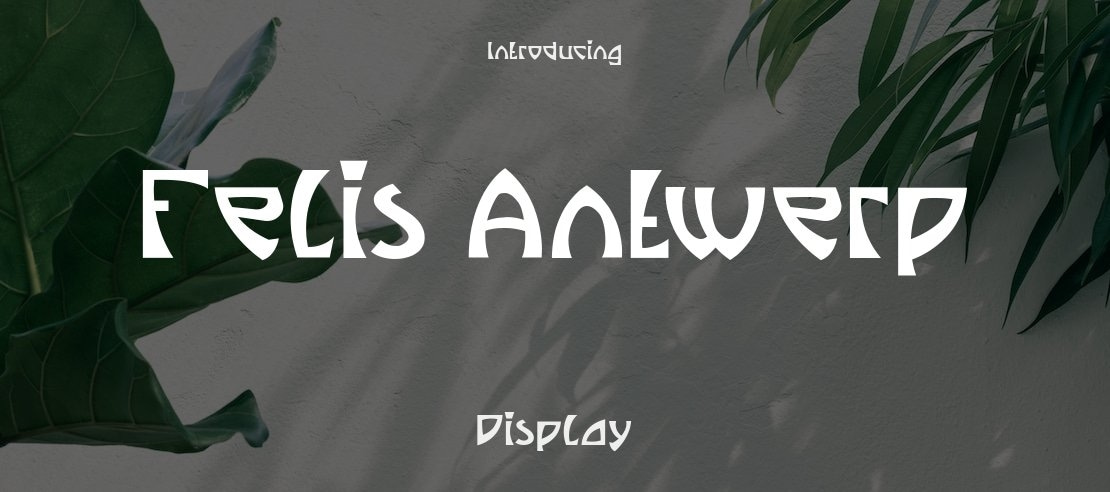 Felis Antwerp Font