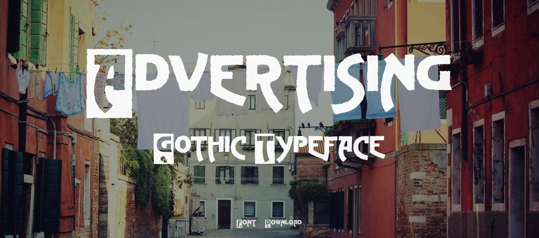 Advertising Gothic Font