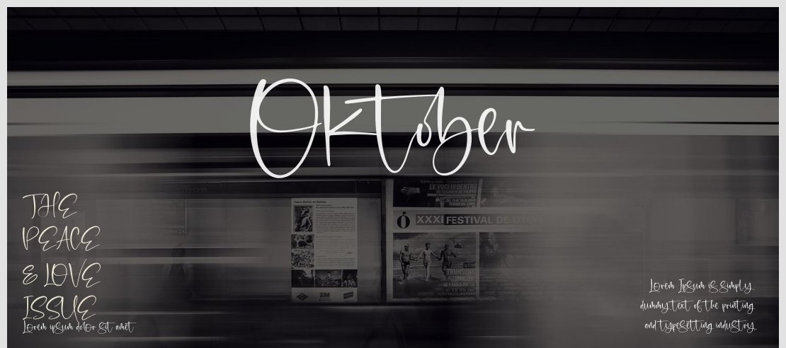 Oktober Font