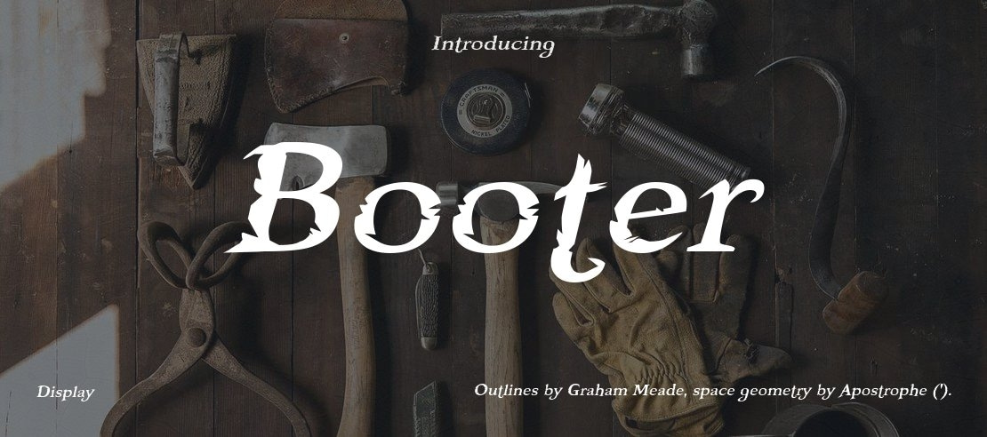 Booter Font Family