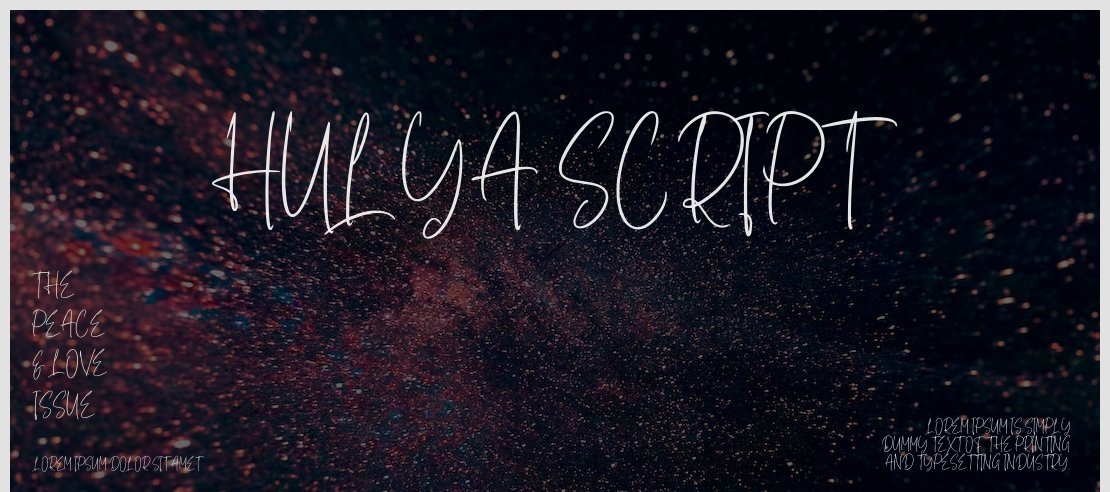 Hulya Script Font