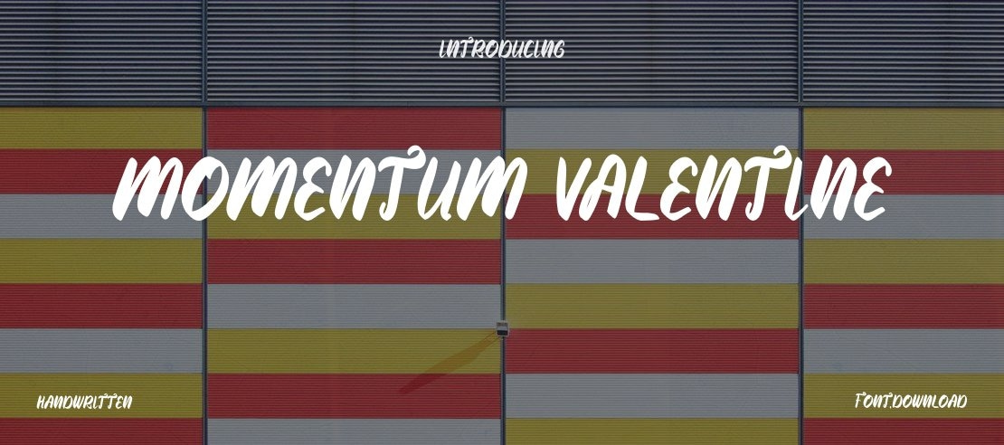 Momentum Valentine Font