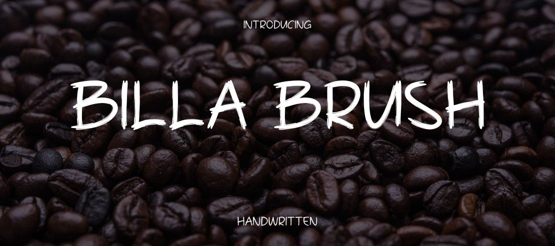 Billa Brush Font