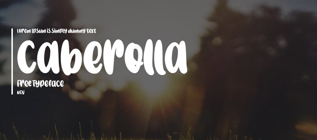 Caberolla Free Font