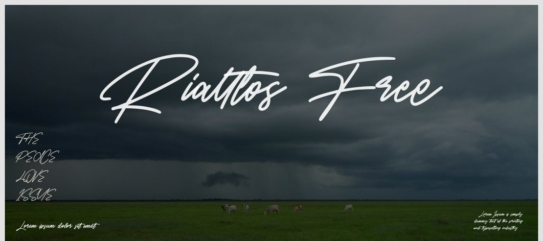 Rialltos Free Font