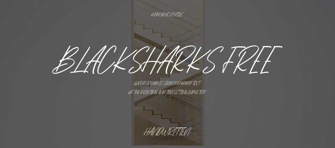 Blacksharks Free Font